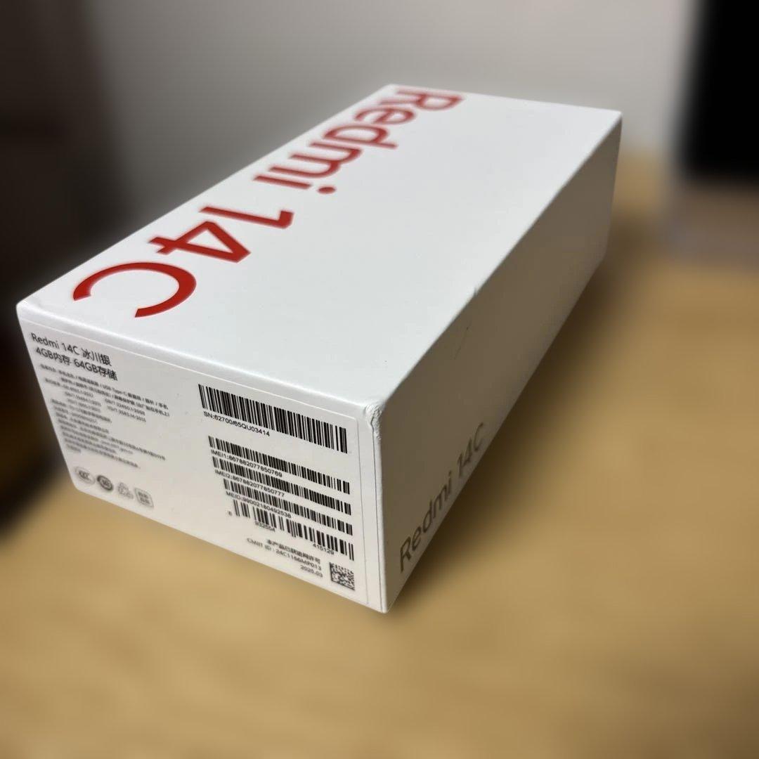 開封済み　Redmi 14C ブラック 64GB RAM 4GB