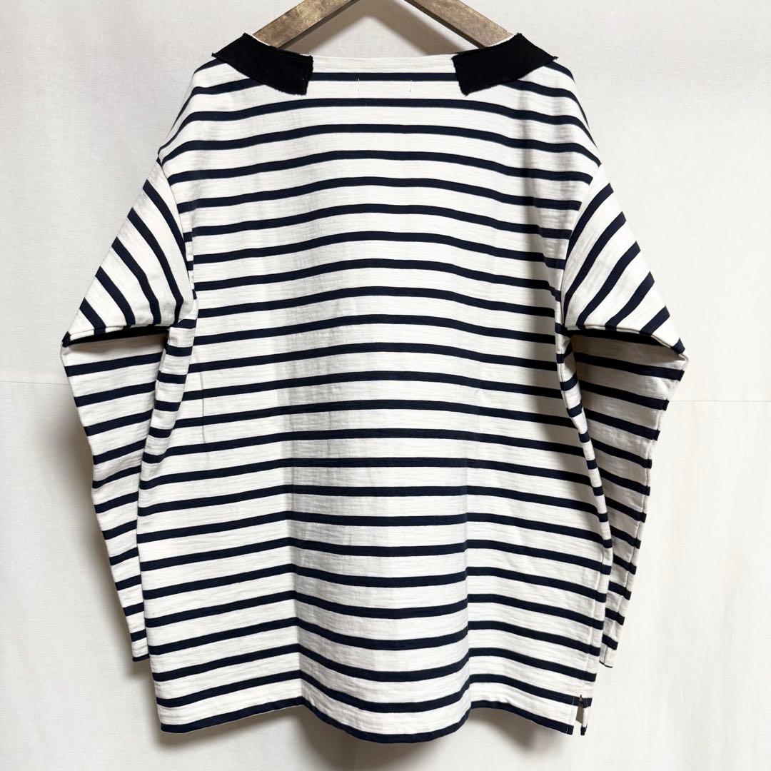 サイズ50！NIGEL CABOURN バスクボーダーシャツ