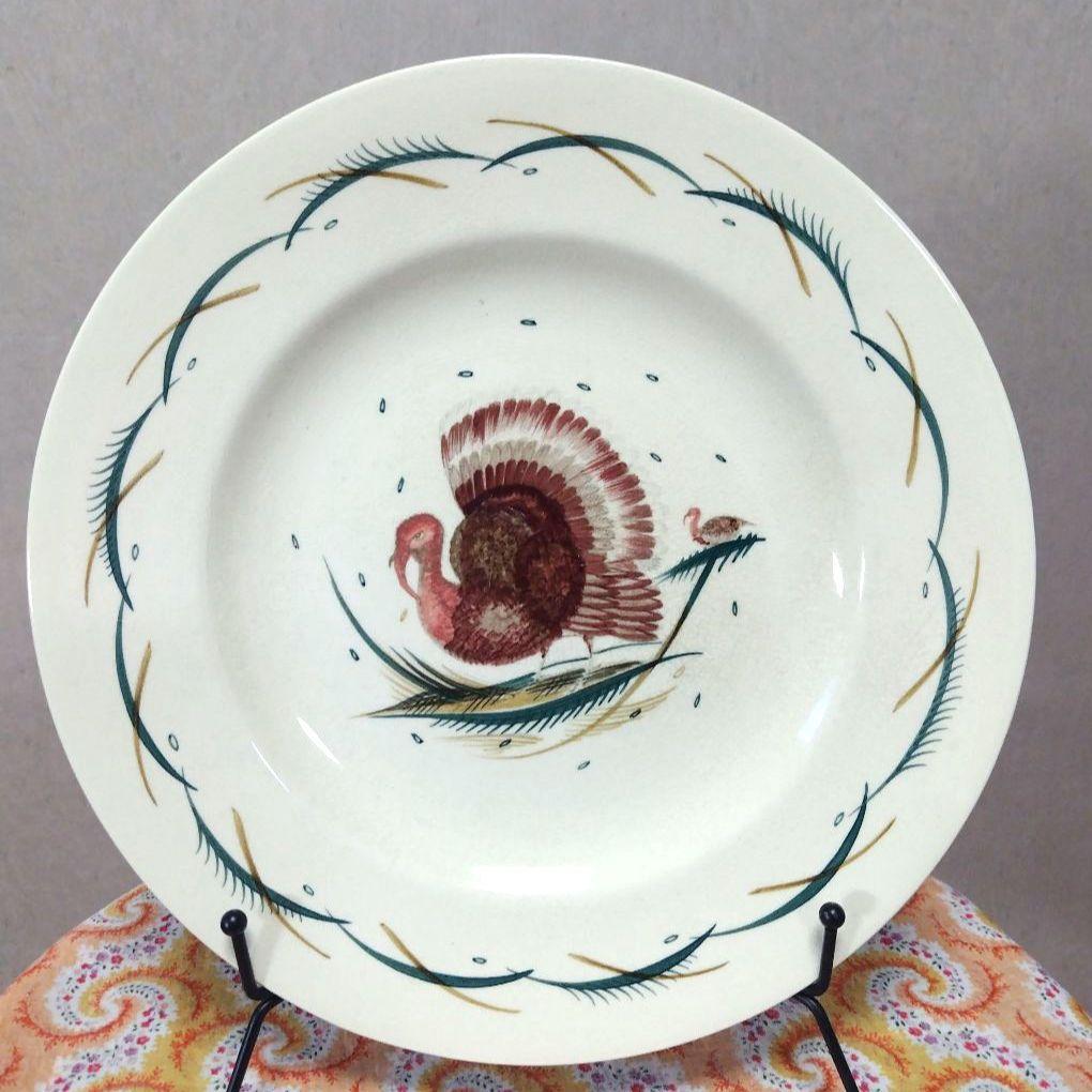 スージークーパー「七面鳥(ターキー）」大皿27cmディナープレート