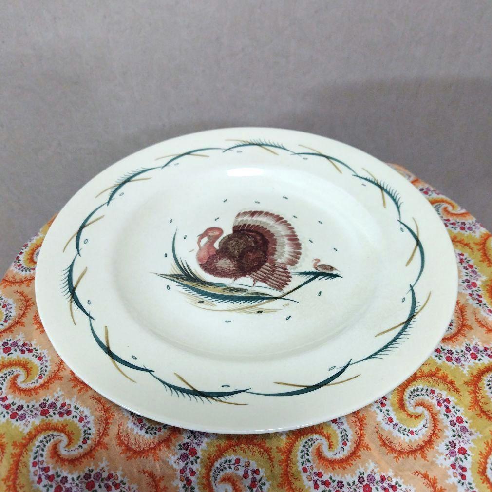 スージークーパー「七面鳥(ターキー）」大皿27cmディナープレート