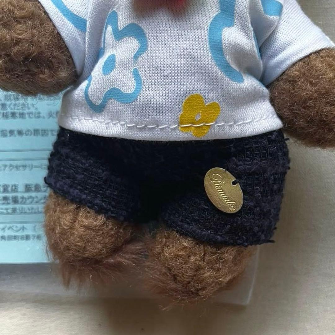 値下げ【阪急百貨店限定品】DEMODEEデモデバッグチャームテディベアぬいぐるみ