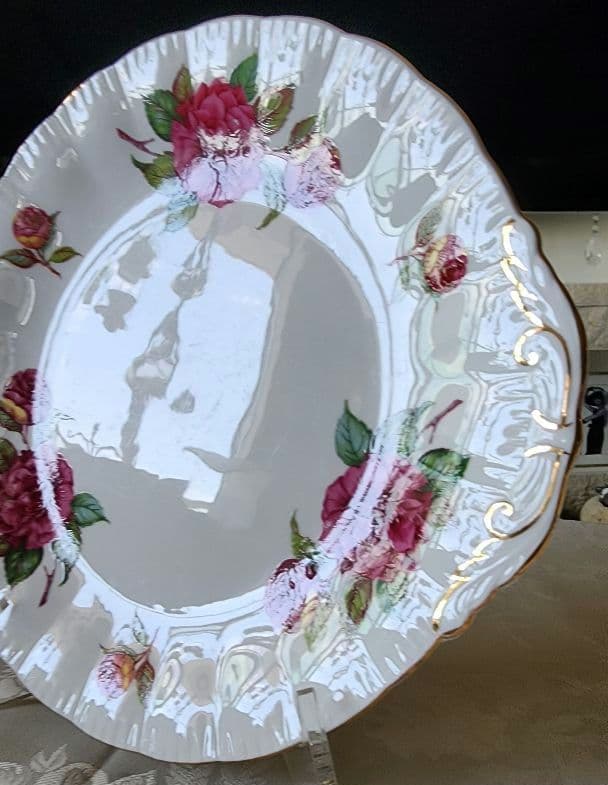 パラゴン ④ ローズ ケーキプレート アンティーク ビンテージ