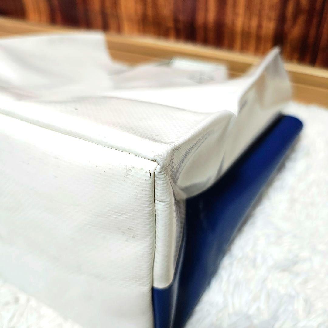 【IDタグ付】FREITAG SONNY ショートトート ブルー ホワイト