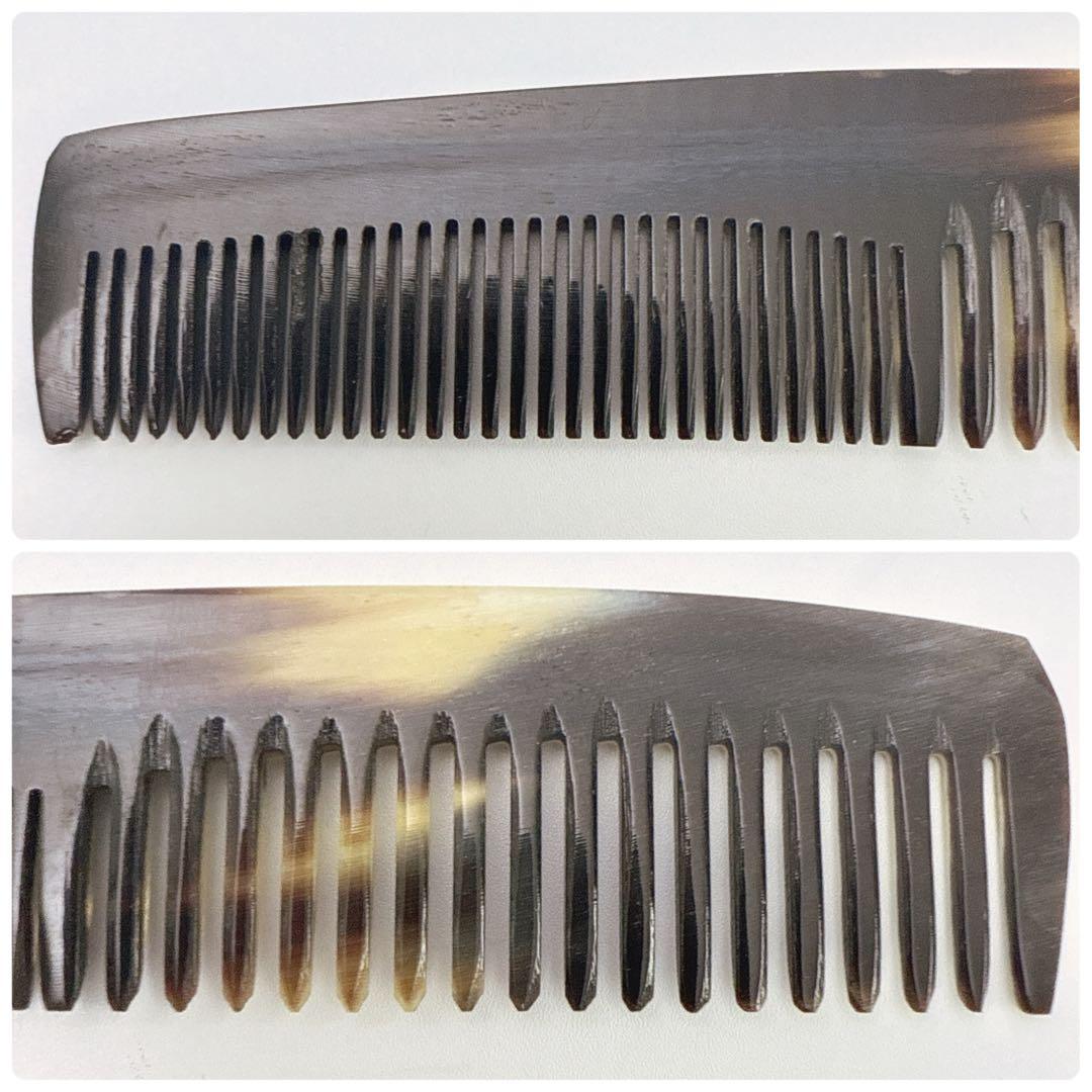 エルメス バッファローホーン ヘアコーム 櫛 レザーケース付き 正規品 極美品