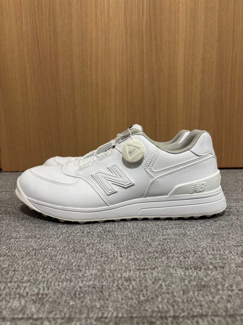 New Balance 574 ゴルフシューズ ホワイト