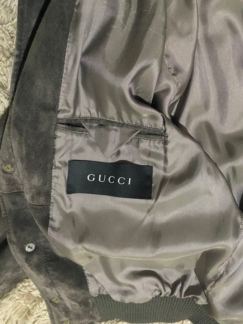 GUCCI 2001aw トムフォード期スウェードレザーブルゾン