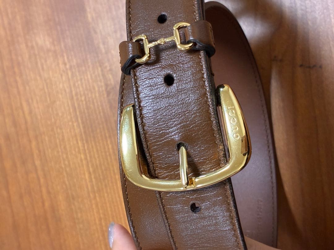 GUCCIレザーベルト　98センチ
