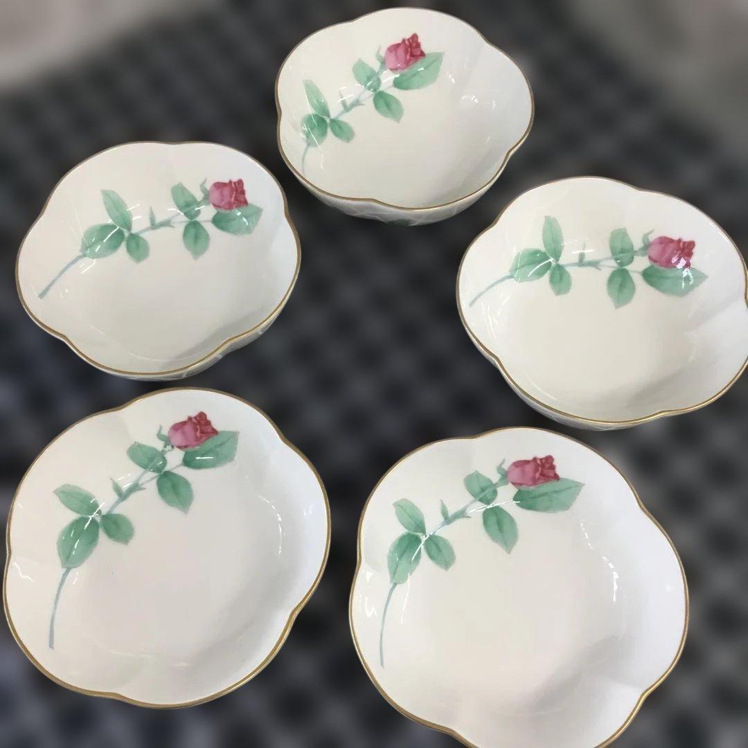 香蘭社　ローズガーデン　バラ柄食器まとめ6点 コウランシャ