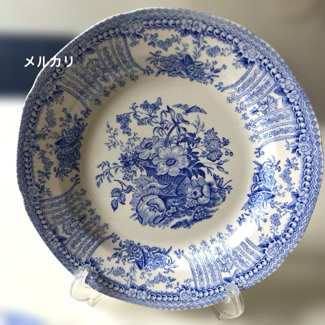 バーレイ フローラ　カップ＆ソーサー　プレート　Burleigh Flora