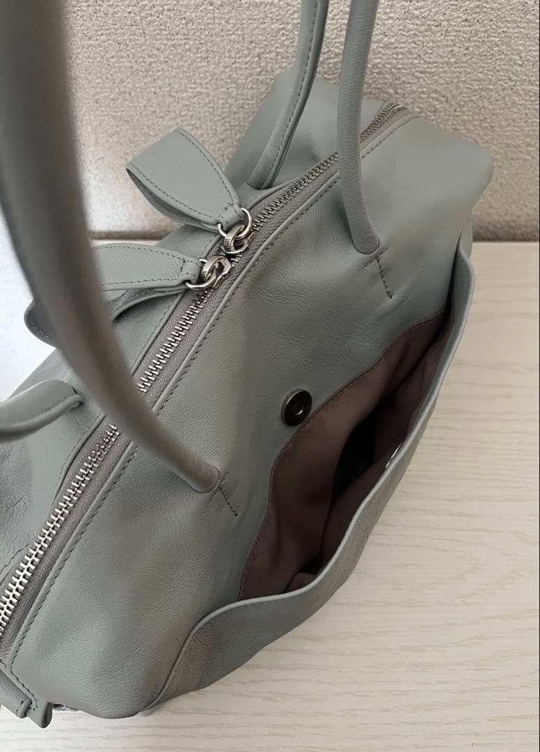 ear PAPILLONNER ロングハンドルボストンバッグ ブルー系その他4