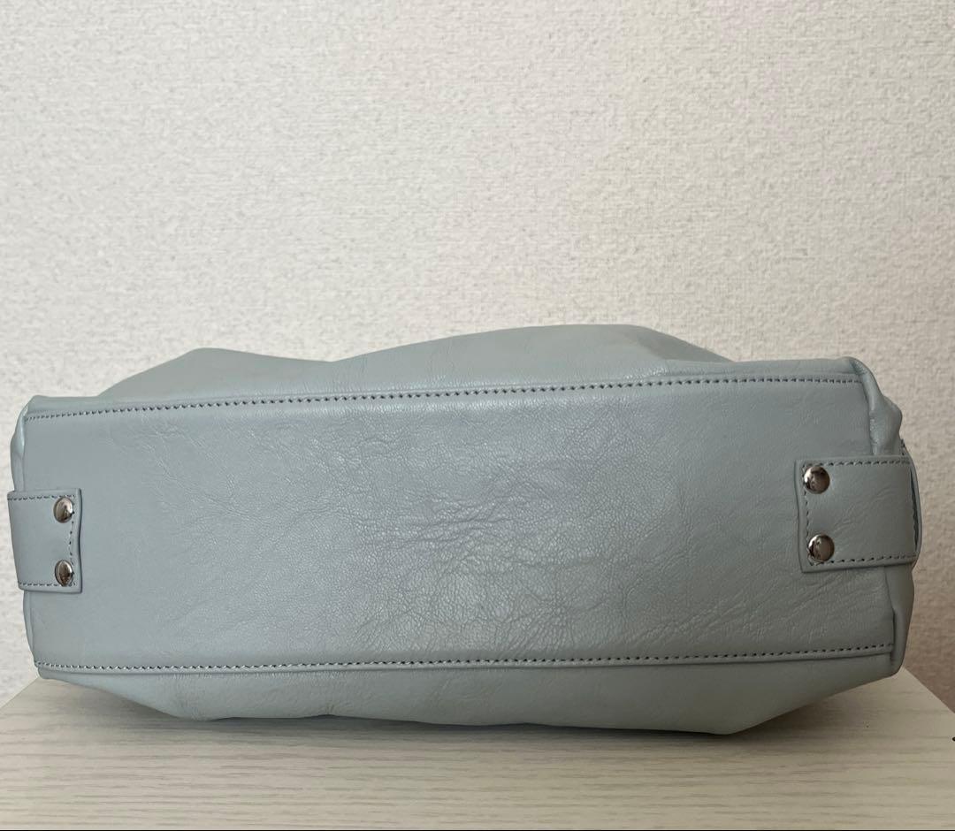 ear PAPILLONNER ロングハンドルボストンバッグ ブルー系その他4