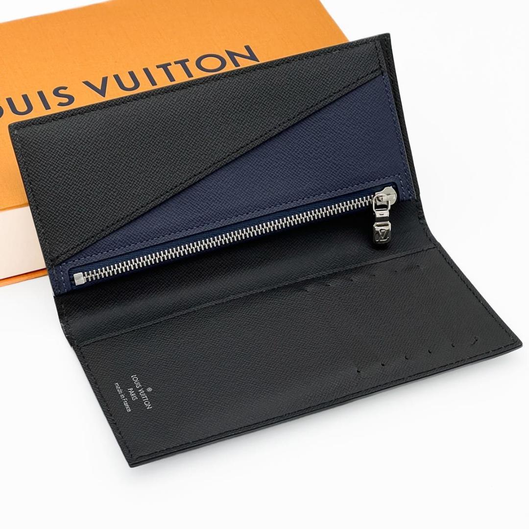 【使用わずか】ヴィトン タイガ アレクサンドル NM 黒 長財布 M64597