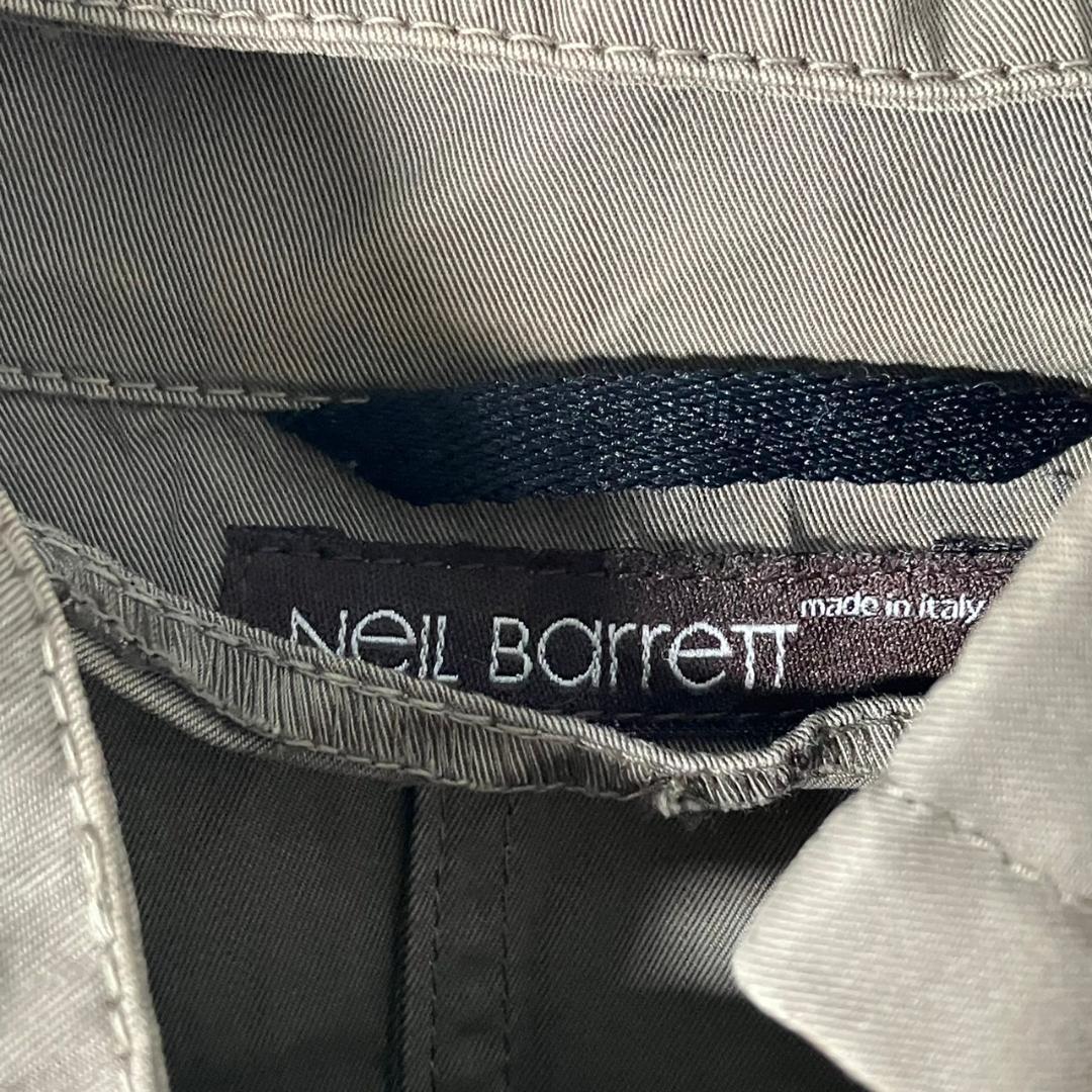 Neil Barrett ロング カーキ トレンチコート イタリア製 N474