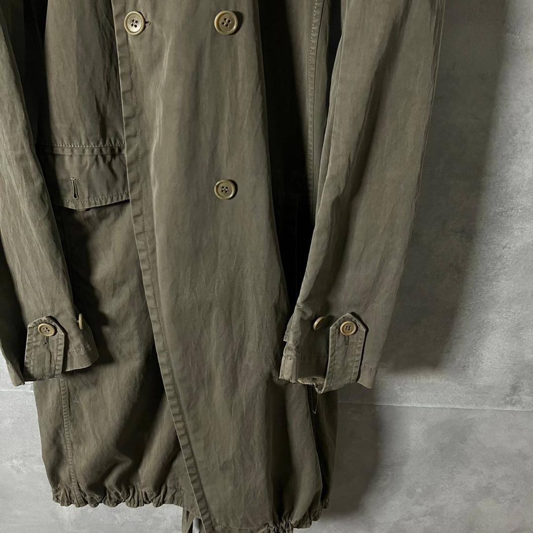 Neil Barrett ロング カーキ トレンチコート イタリア製 N474