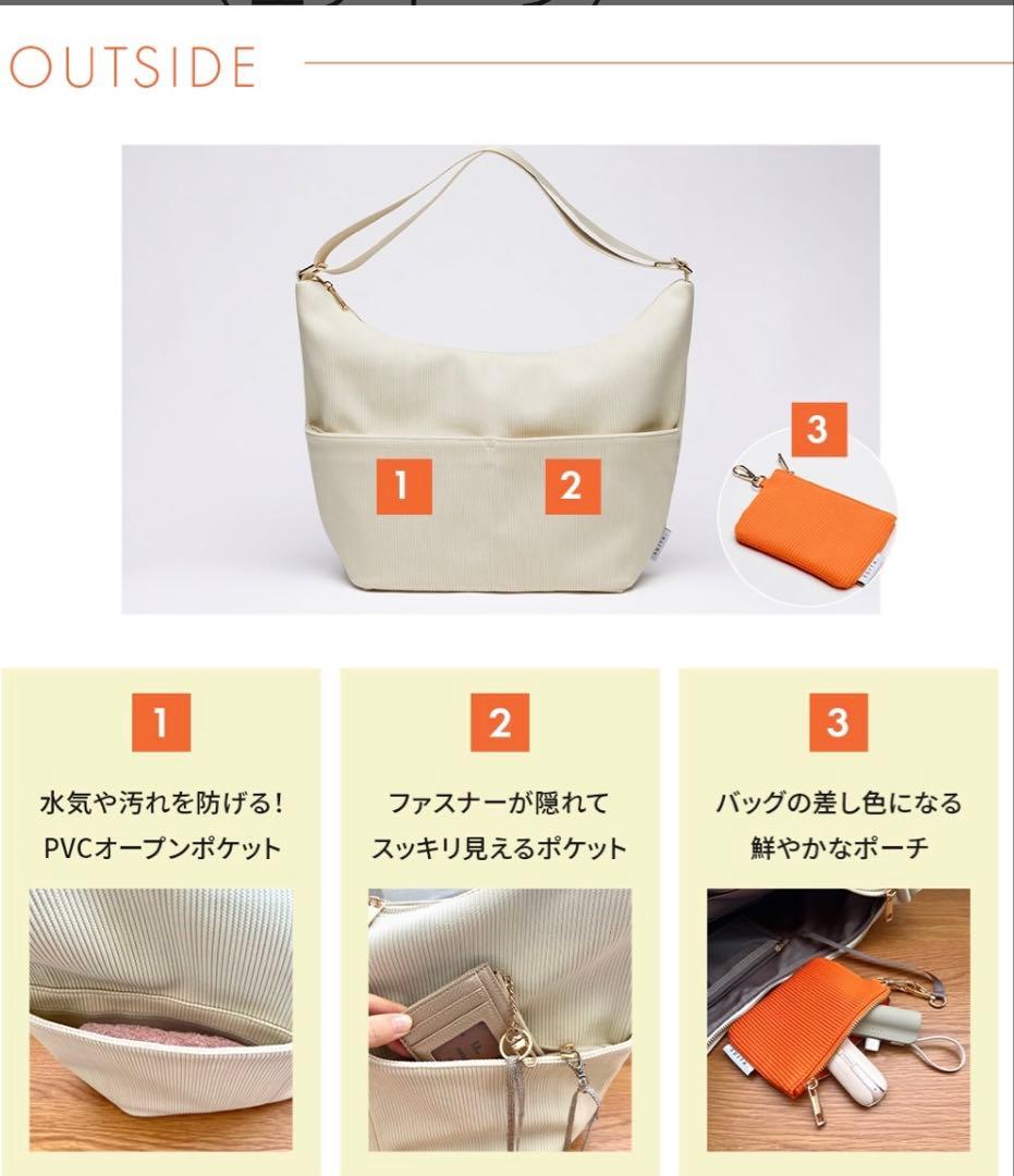 池田真子 × EDITA. エディータ ショルダーバッグ　オレンジポーチ付き