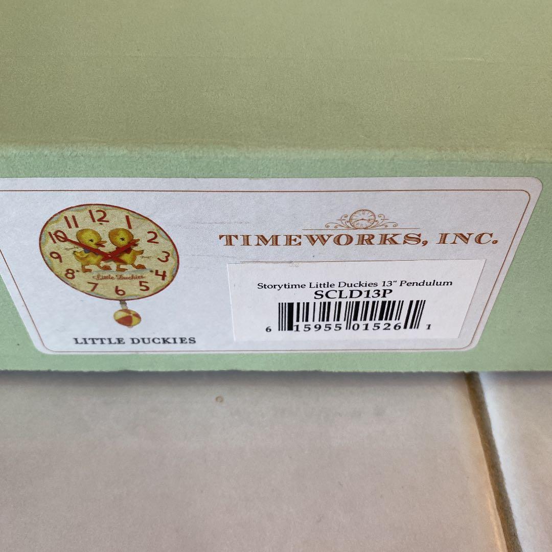 アメリカンカントリー　壁掛け　時計　レトロなアヒル