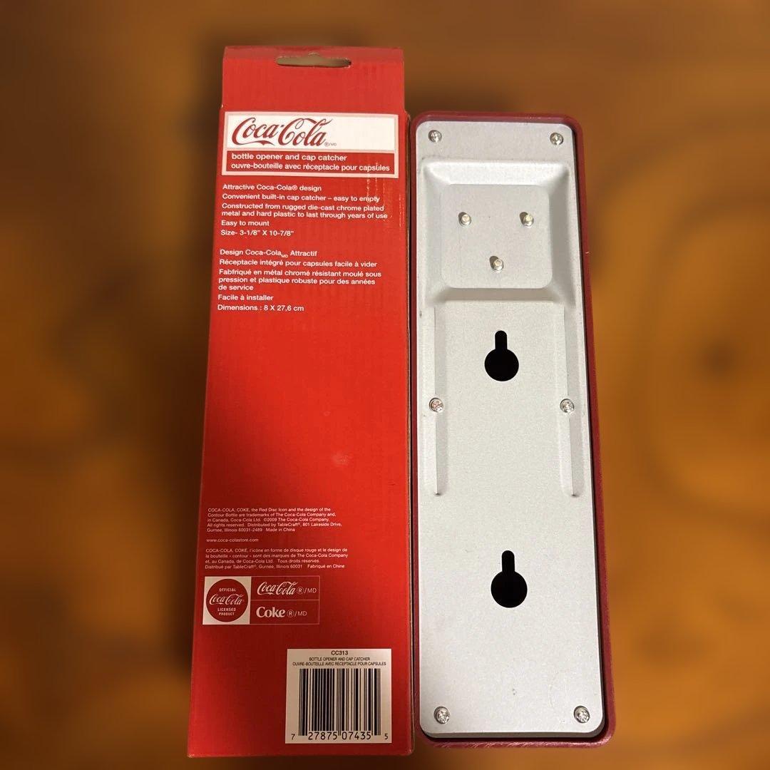 新品　コカコーラ　栓抜き　ボトルオープナー　キャップキャッチャー