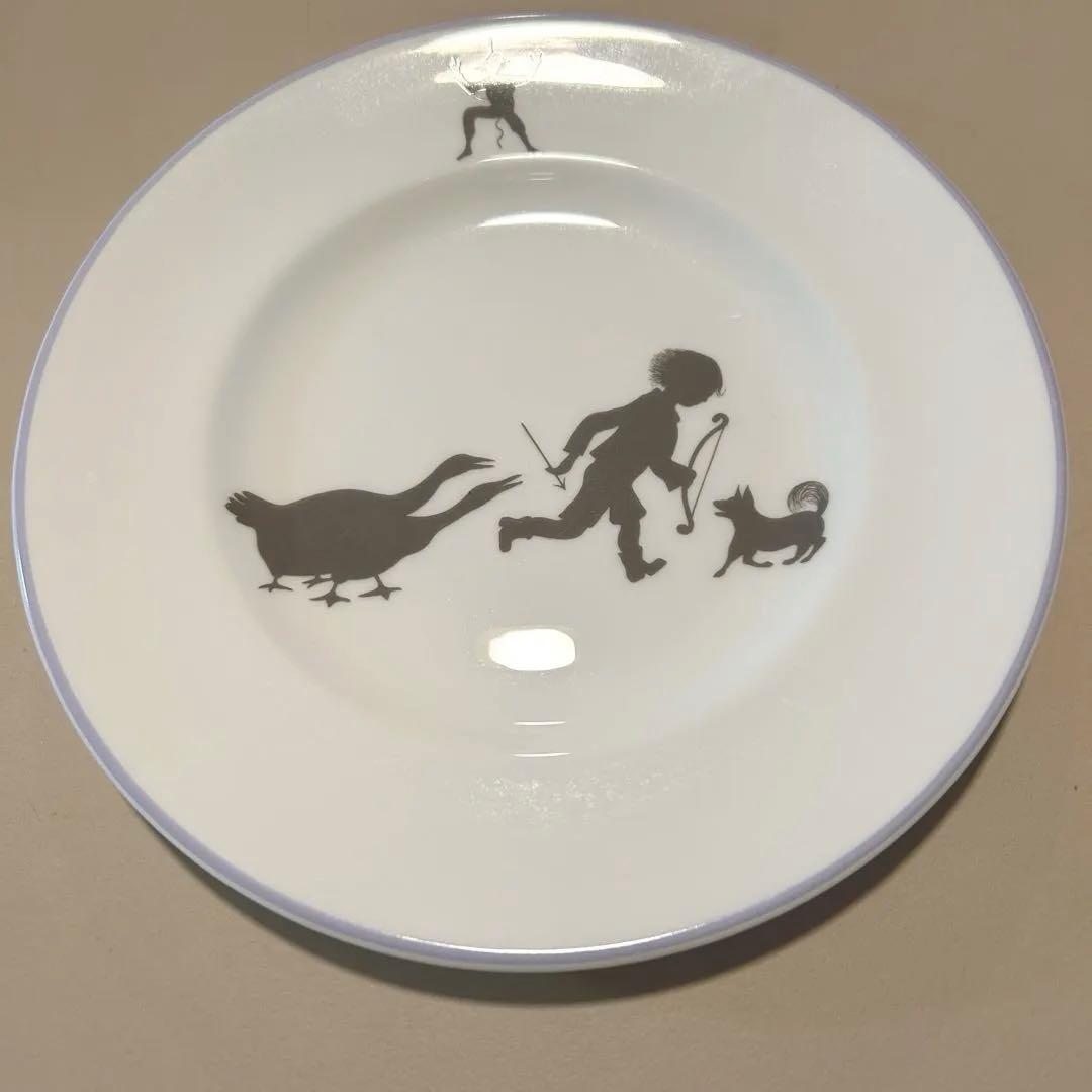 未使用　HERMES エルメス シルエット　プレート20cm