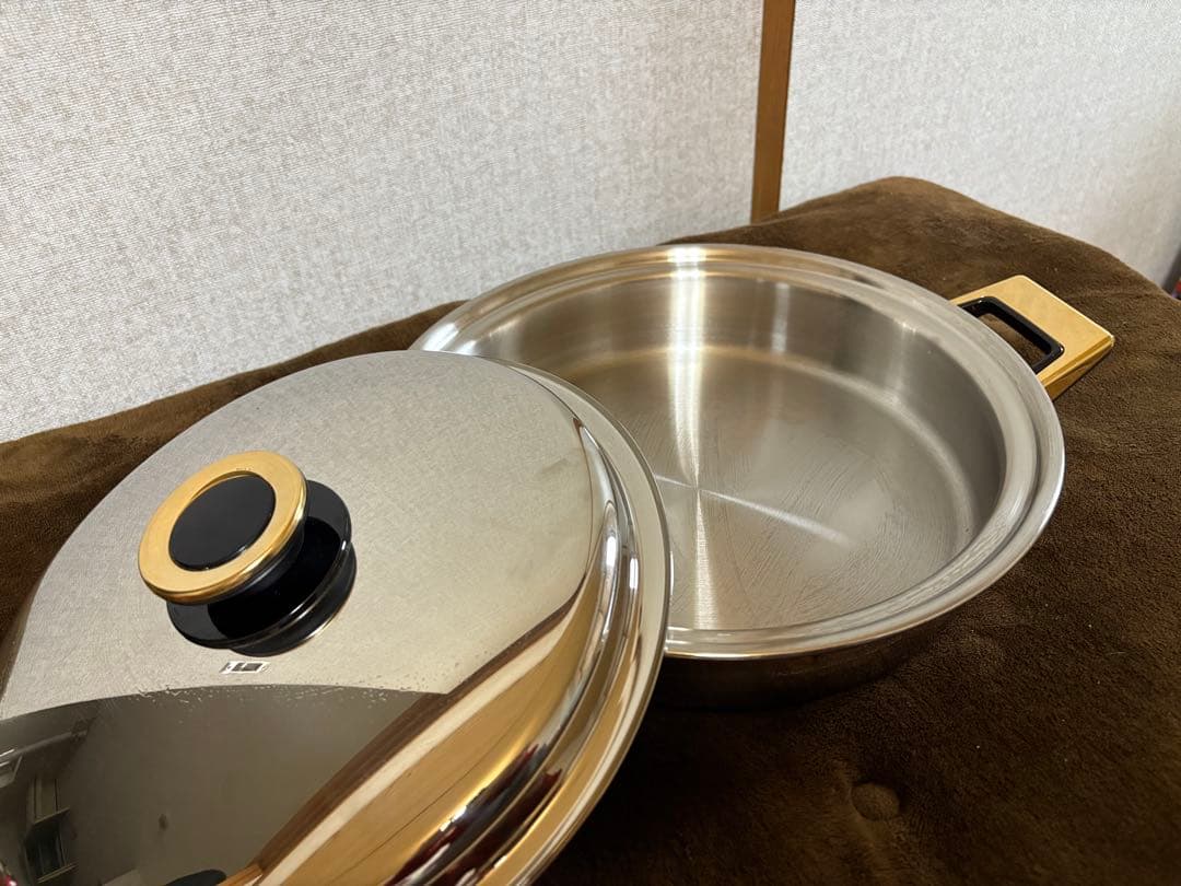 【未使用品・ワケあり】タッパーウェア　レインボークッカー　26cm 浅鍋