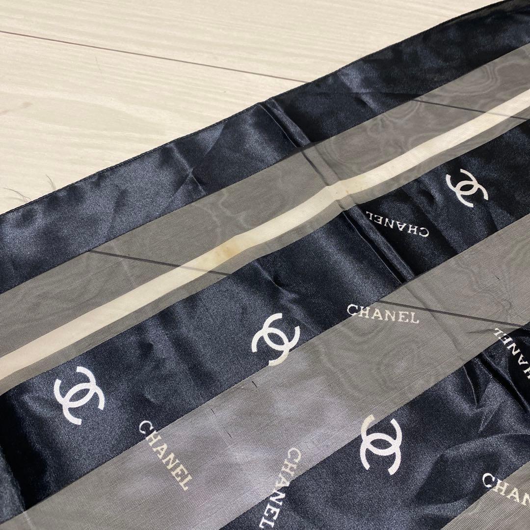 な*む様 CHANEL スカーフ　ロゴスカーフ
