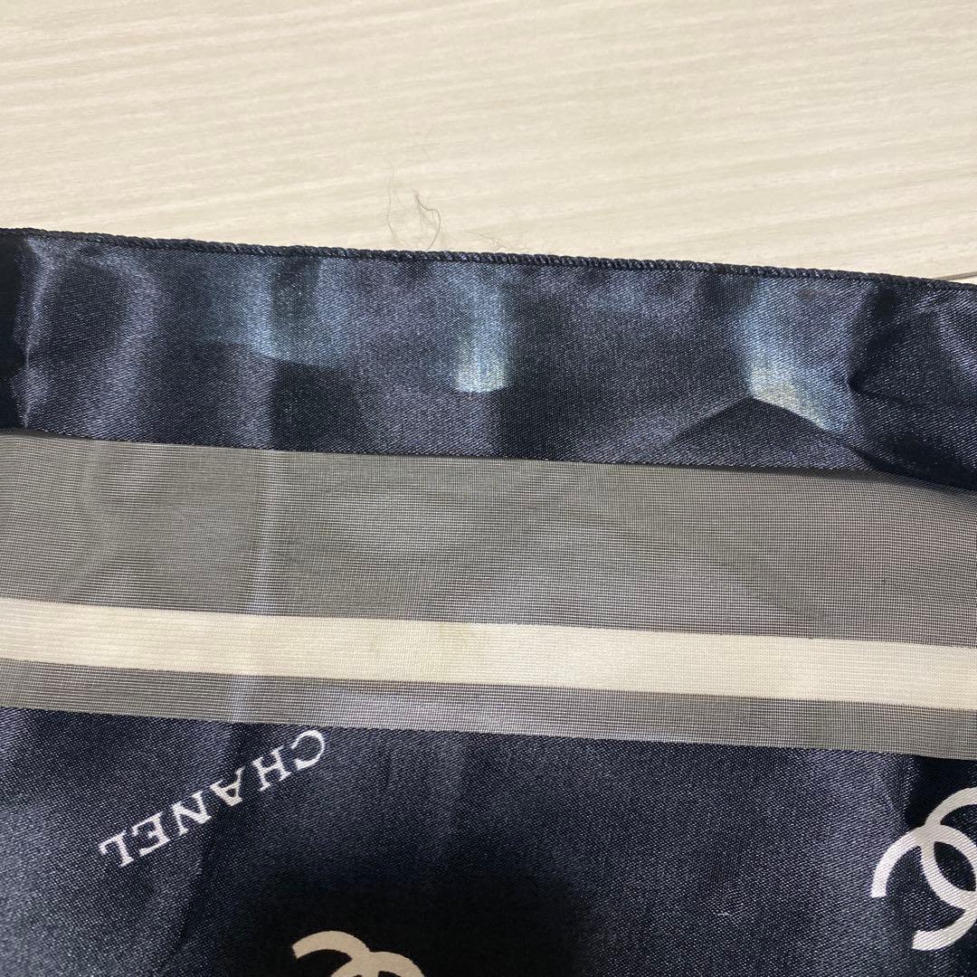 な*む様 CHANEL スカーフ　ロゴスカーフ