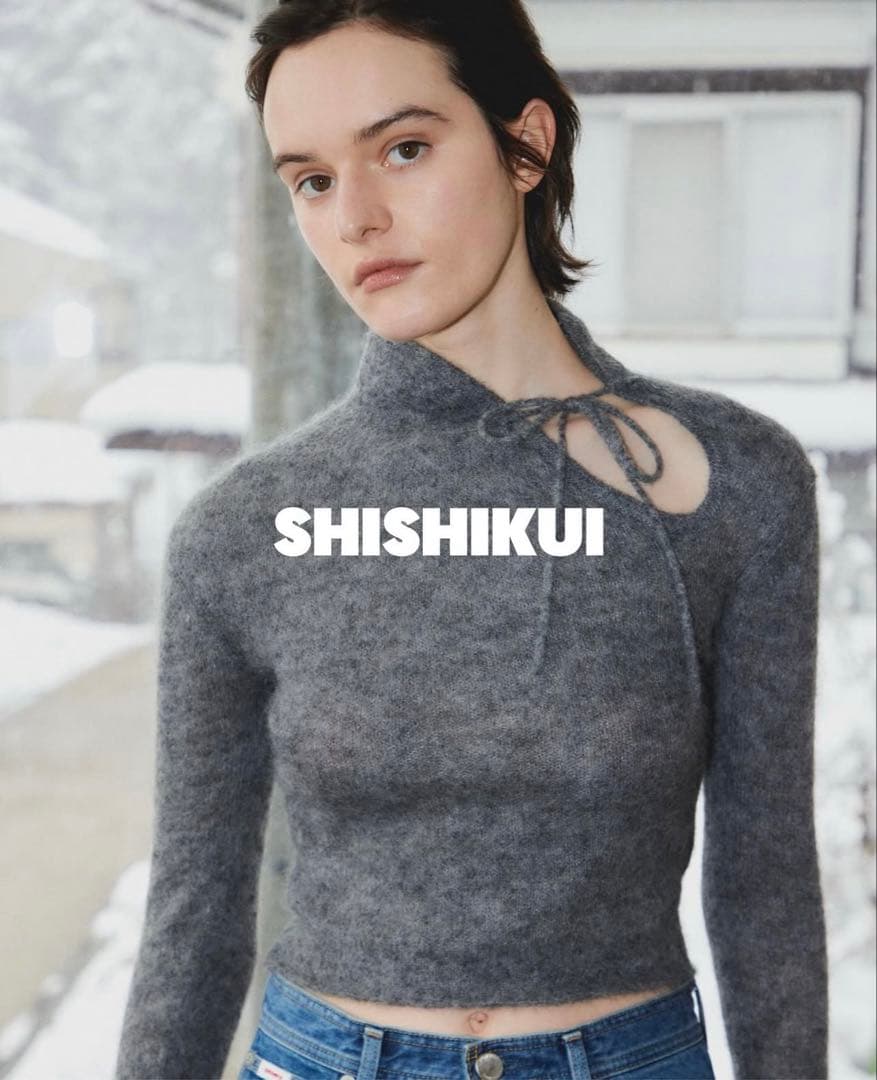 トップス SHISHIKUI china long / GRAY