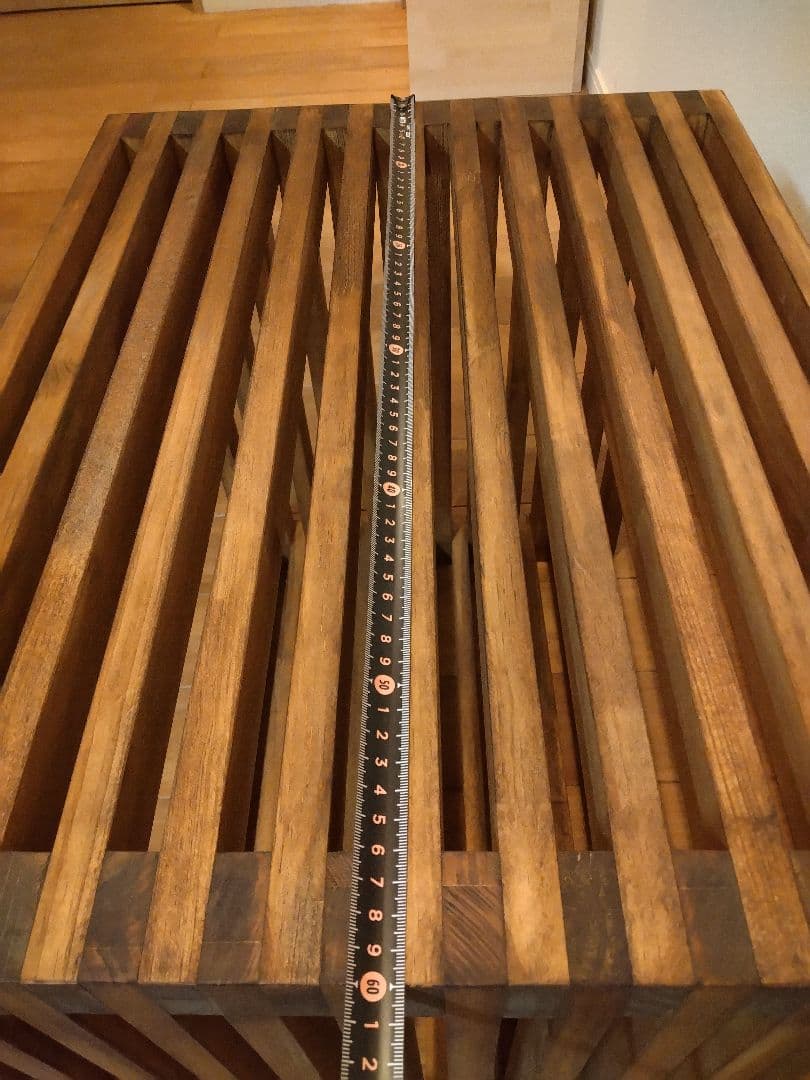 木製　ハンドメイド　オーダー　ロの字　棚　シェルフ　水槽台　アクアラック　金魚