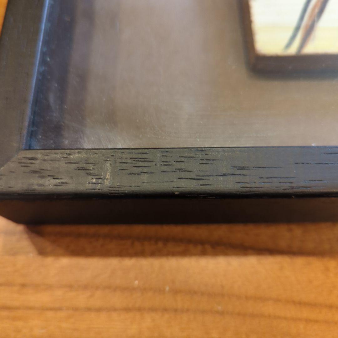 芹沢銈介　板絵　\"椅子二人\"