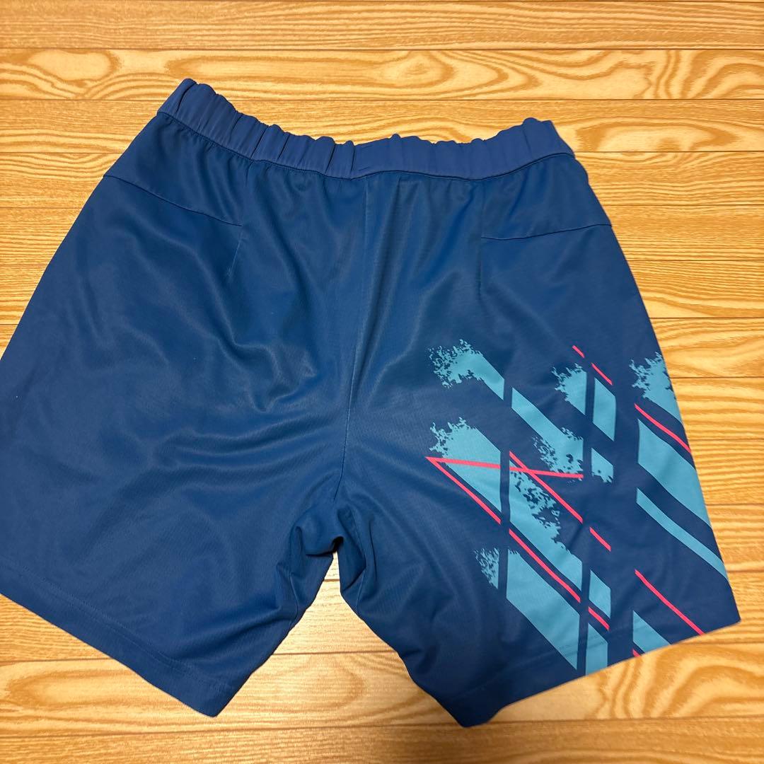 YONEX バドミントンパンツ Lサイズ 青 柄パン