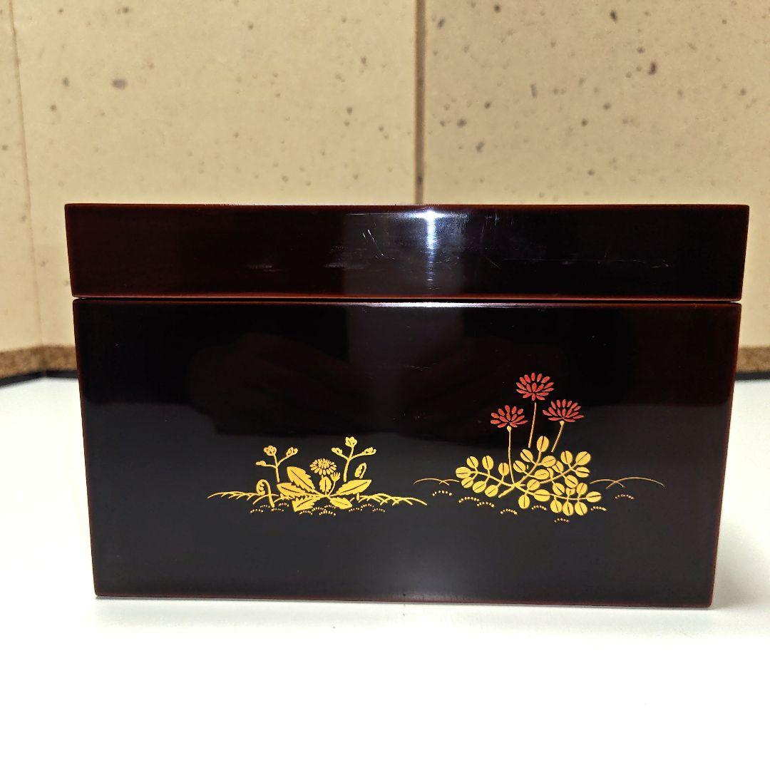 新春セール！　茶道具　野の花蒔絵茶箱