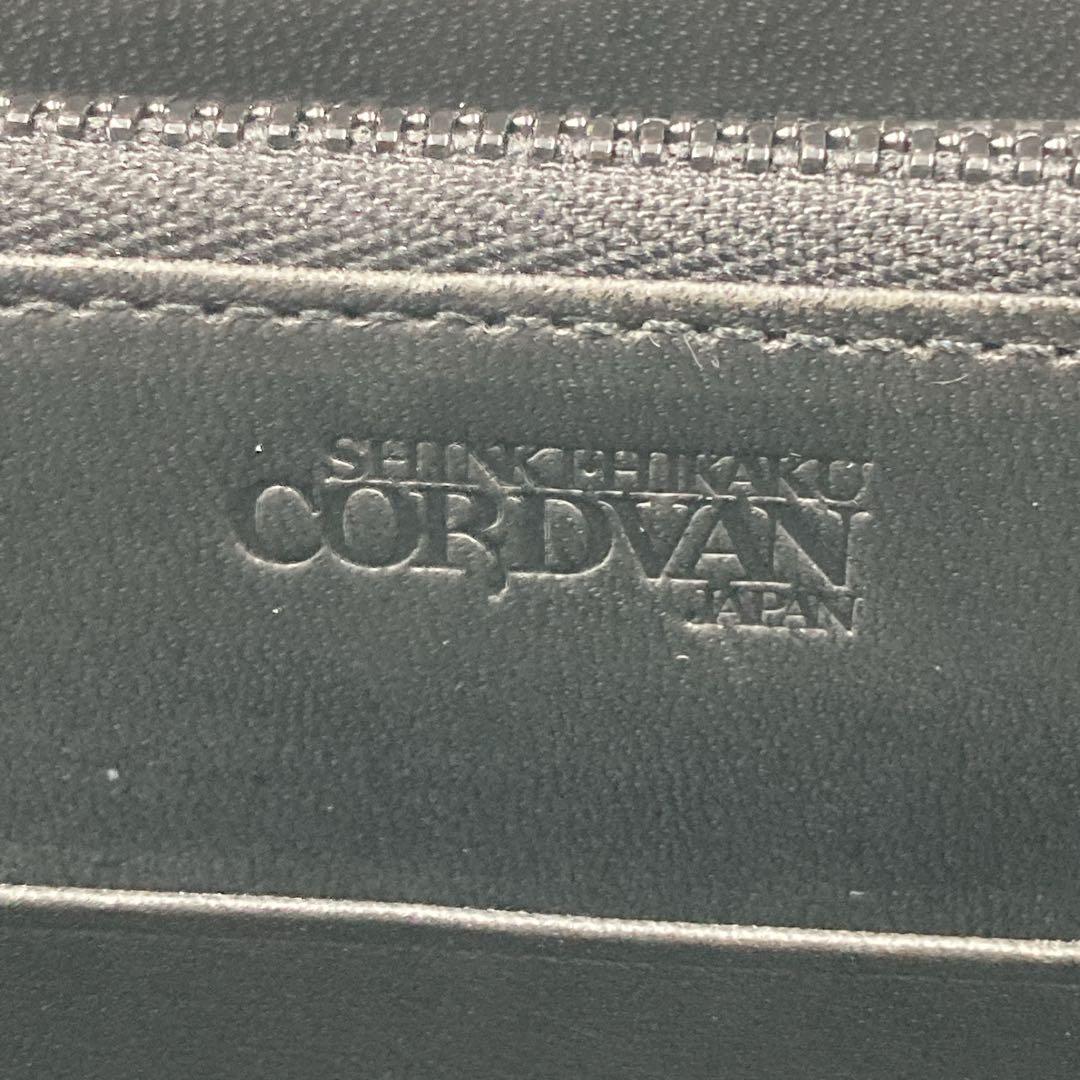 ウォームスクラフツ マニュファクチャー 長財布 コードバン ラウンドジップ BK