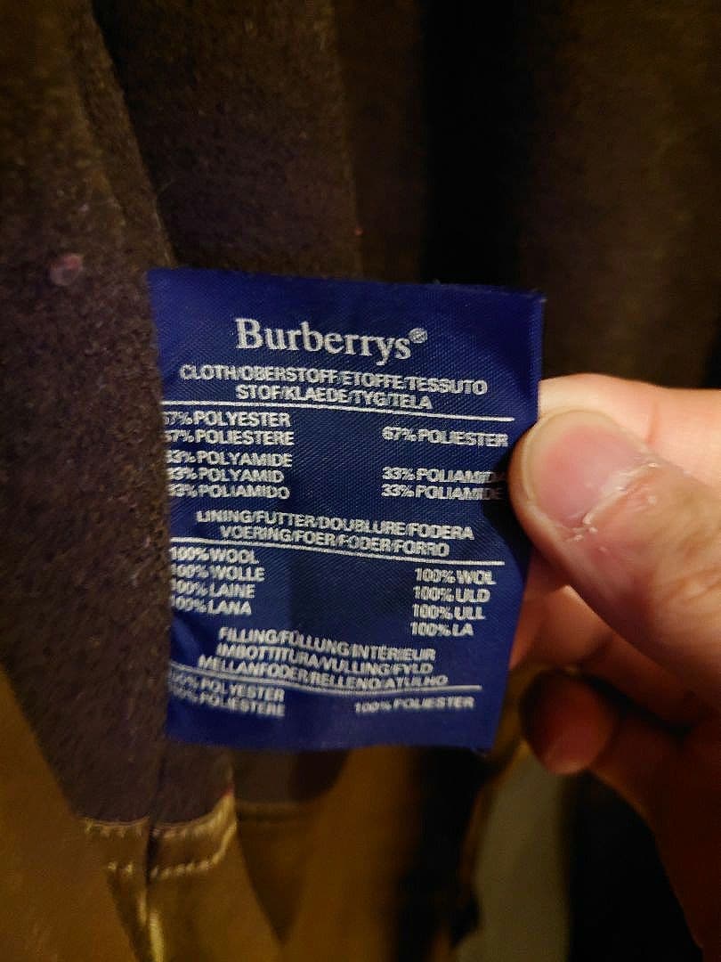 Burberry ビンテージ トレンチコート ライナー 付き 80s 古着