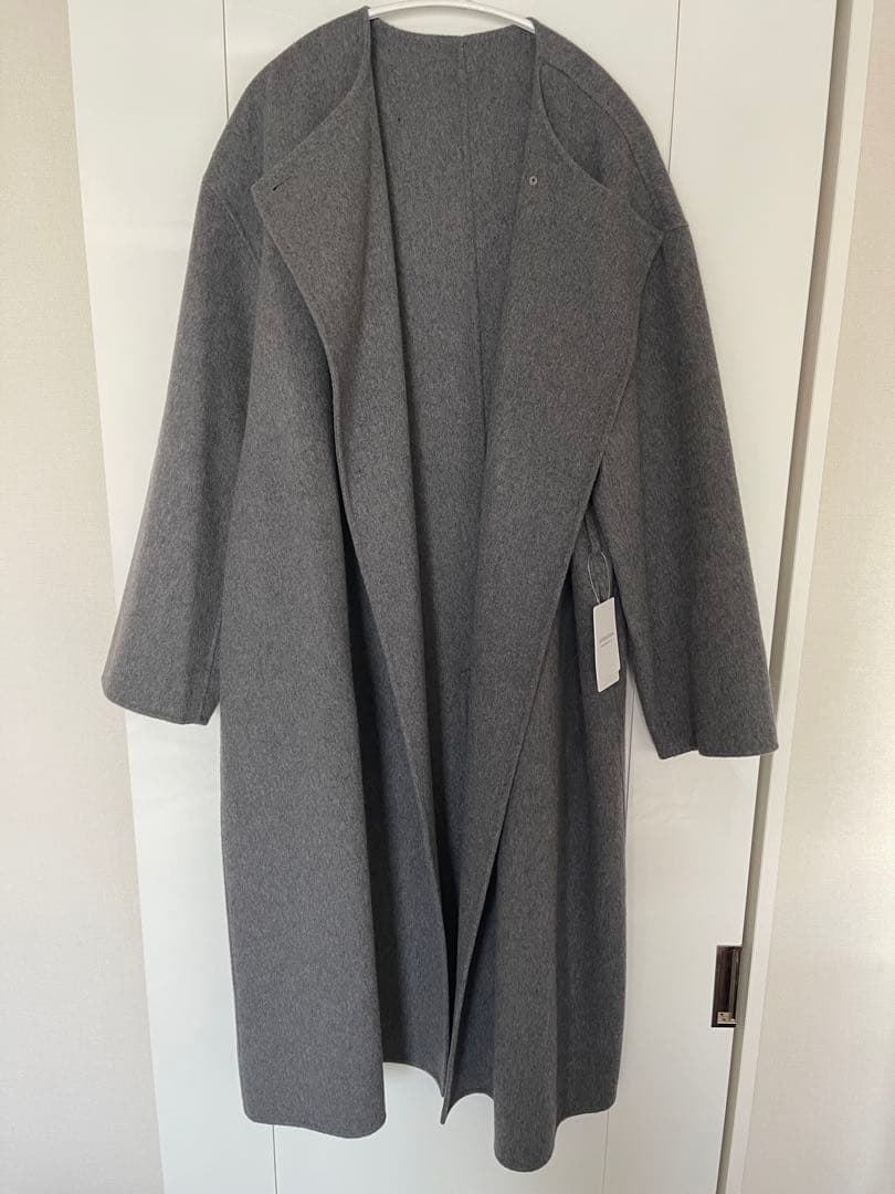 Spick &span ニュアンスリバーコート　新品タグつき未使用品グレー