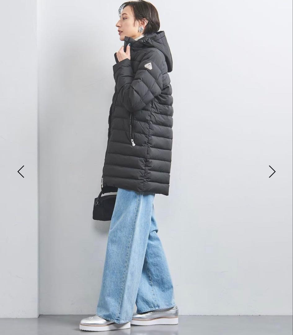 美品 今期 PYRENEX スプートニックロングソフト2 ダウンブラック