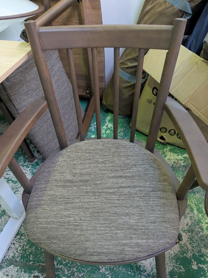 【直接受け渡し】ニトリ Nコレクション ダイニングチェア 肘付　計4脚