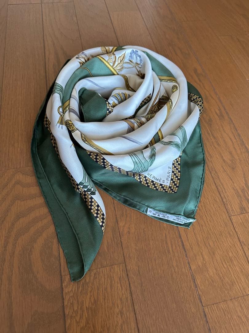 エルメス　スカーフ　カレ　1990 年代　正規店購入品