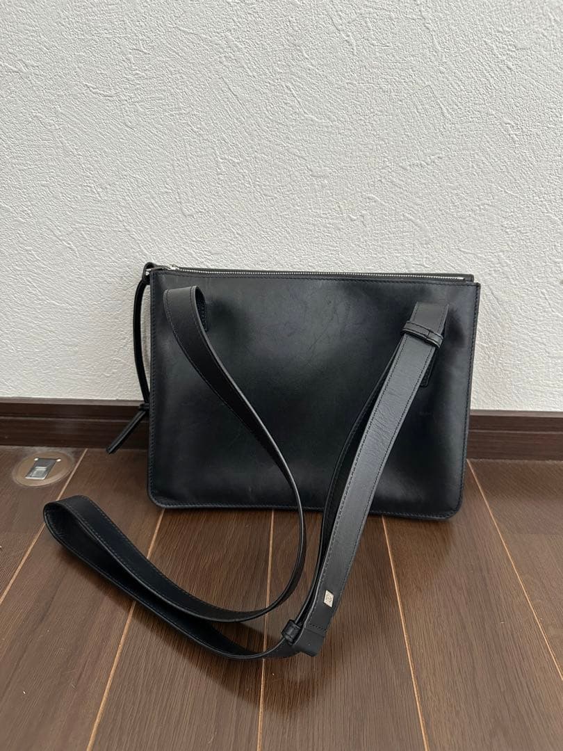 2855 LOEWE ロエベ ガセットフラット メッセンジャー ショルダー
