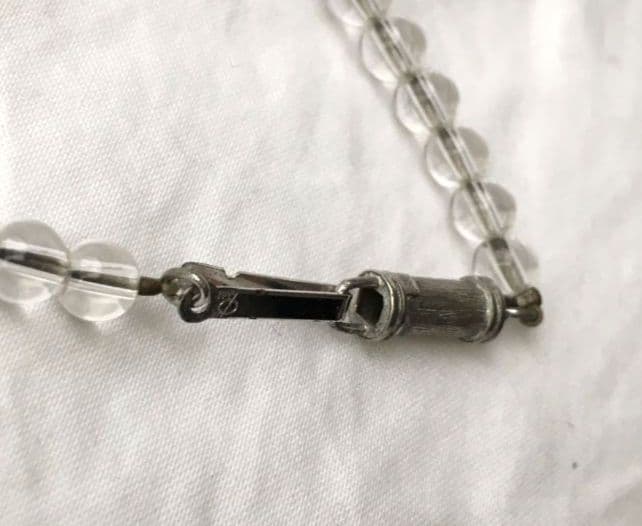 phiten　ファイテン　水晶　チタン　ネックレス　Phild　SILVER