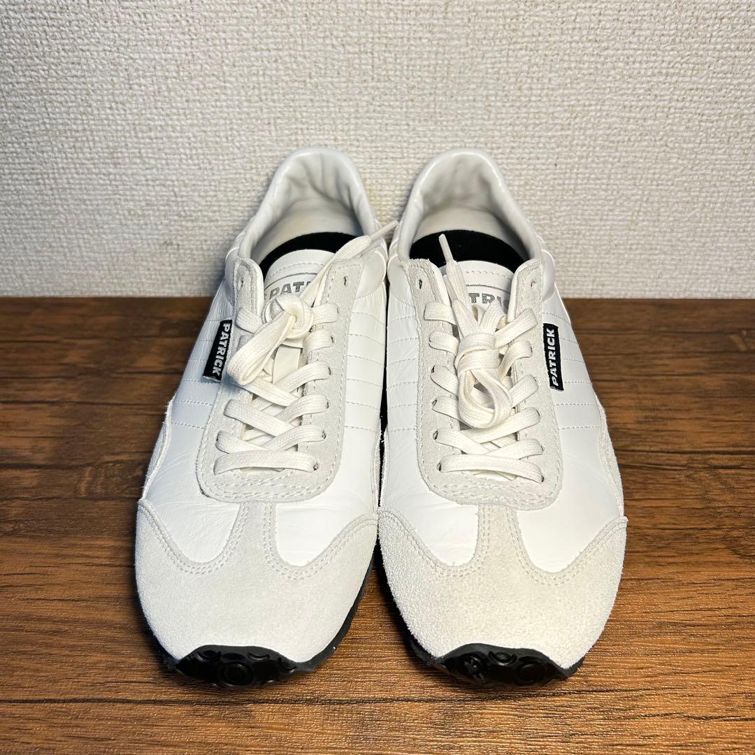 【未使用級】PATRICK STADIUM ホワイト 36:23.0cm