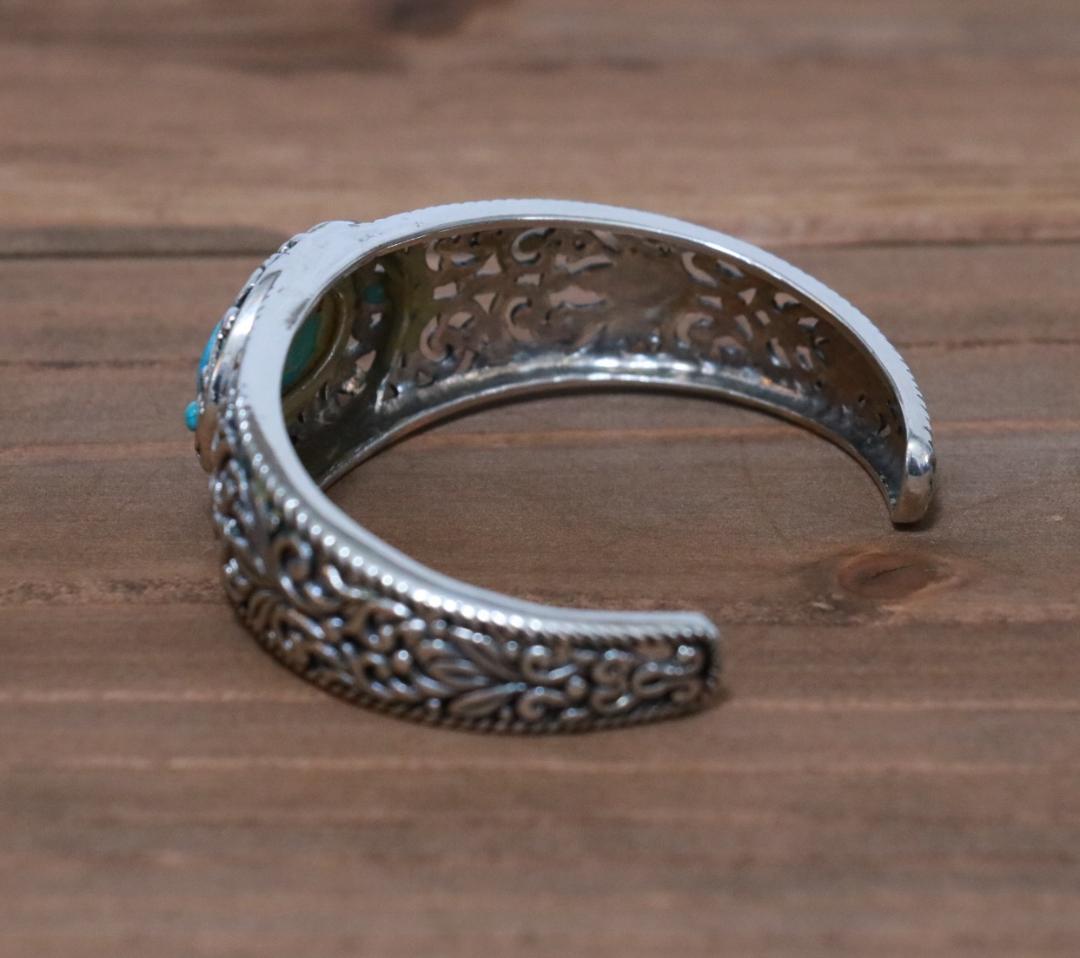 アクセサリー Vintage Navajo Turquoise Silver Bracelet
