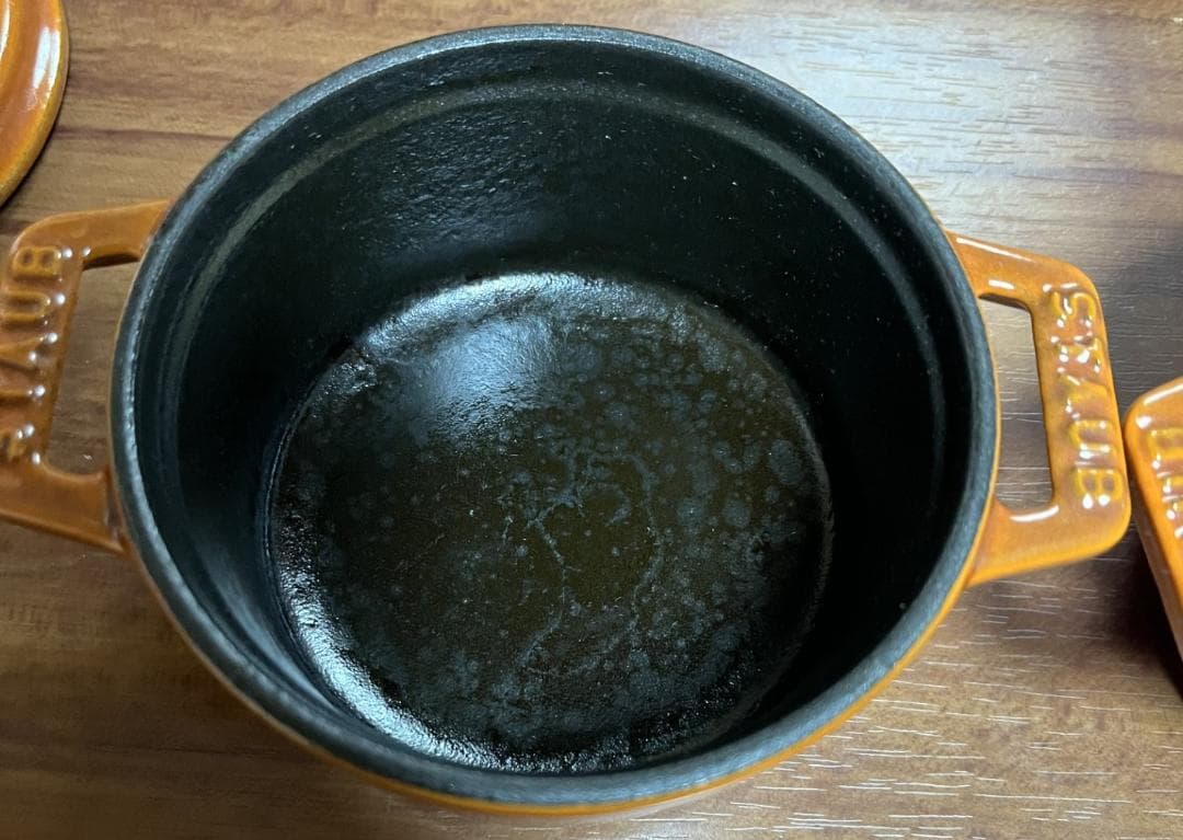 4/25まで【正規品】STAUB ココットラウンド10cm シナモン 1個　送A