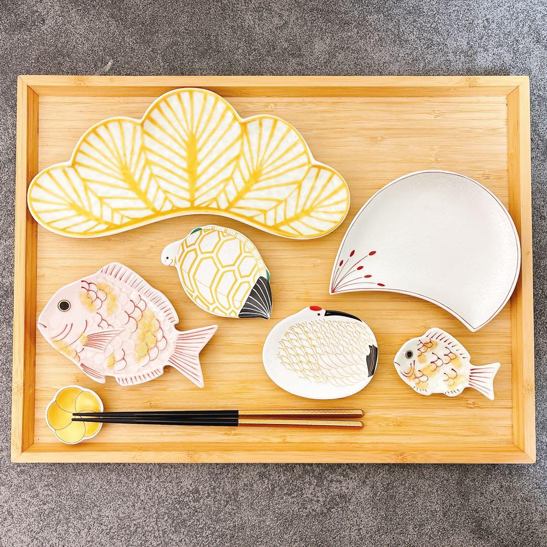 有田焼　幸楽窯　お正月7点セット　1セット限定品