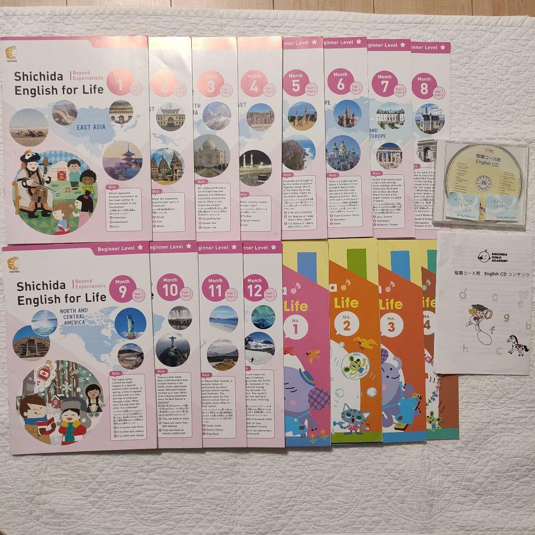 Shichida English for Life 教材セット 幼児　小学生