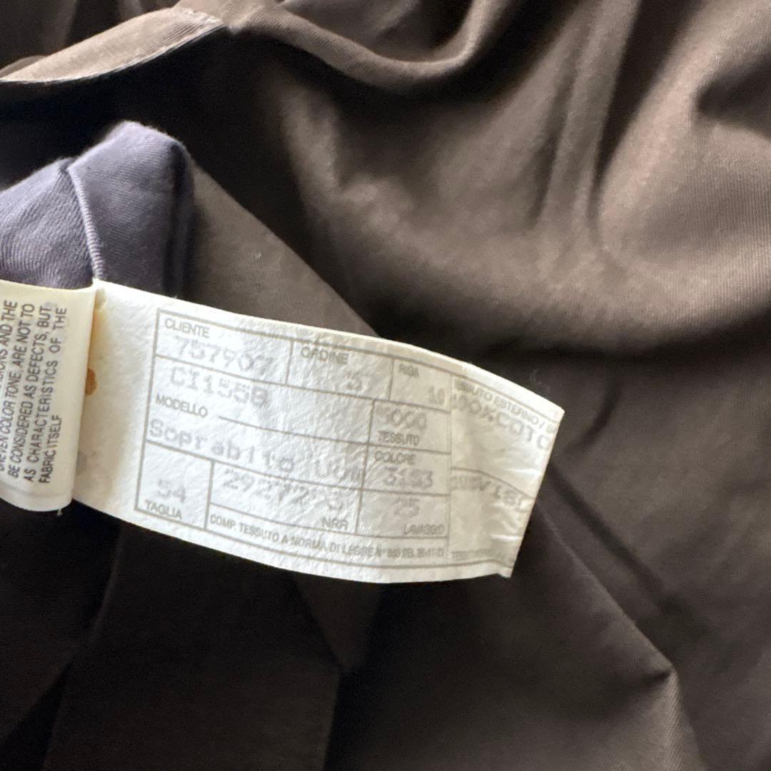 大きいサイズ、メンズジョルジオアルマーニ チョコレートブラウンベルト付コート