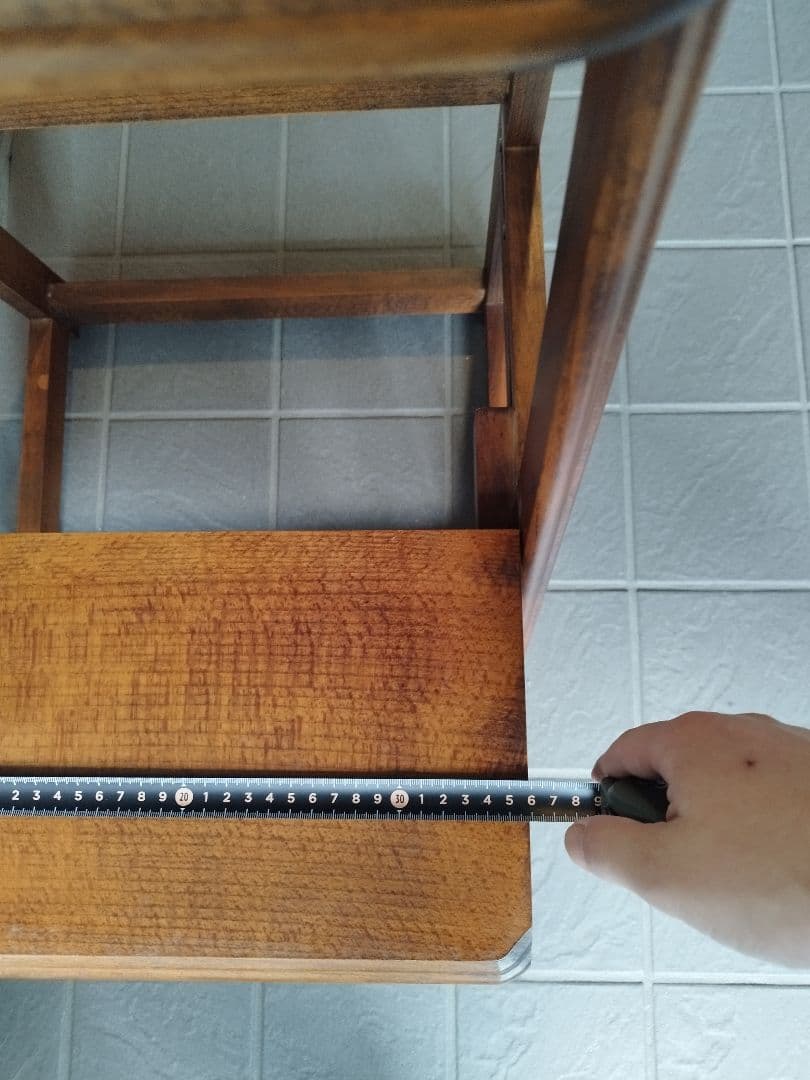 アンティーク　踏み台　木製　折りたたみ