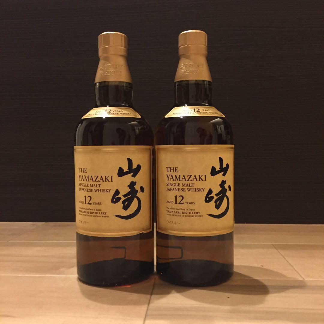 山崎 シングルモルトウイスキー 12年 700ml 2本セット