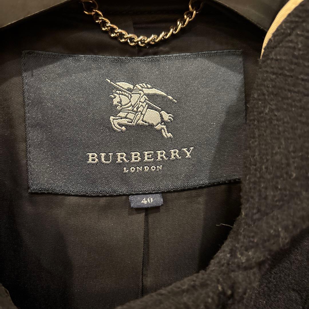 Burberry London 黒　ダッフルコート 40