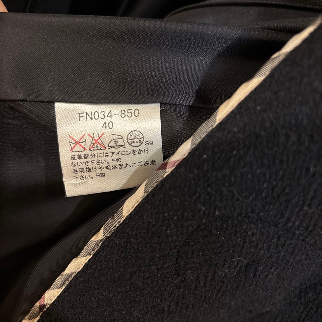 Burberry London 黒　ダッフルコート 40