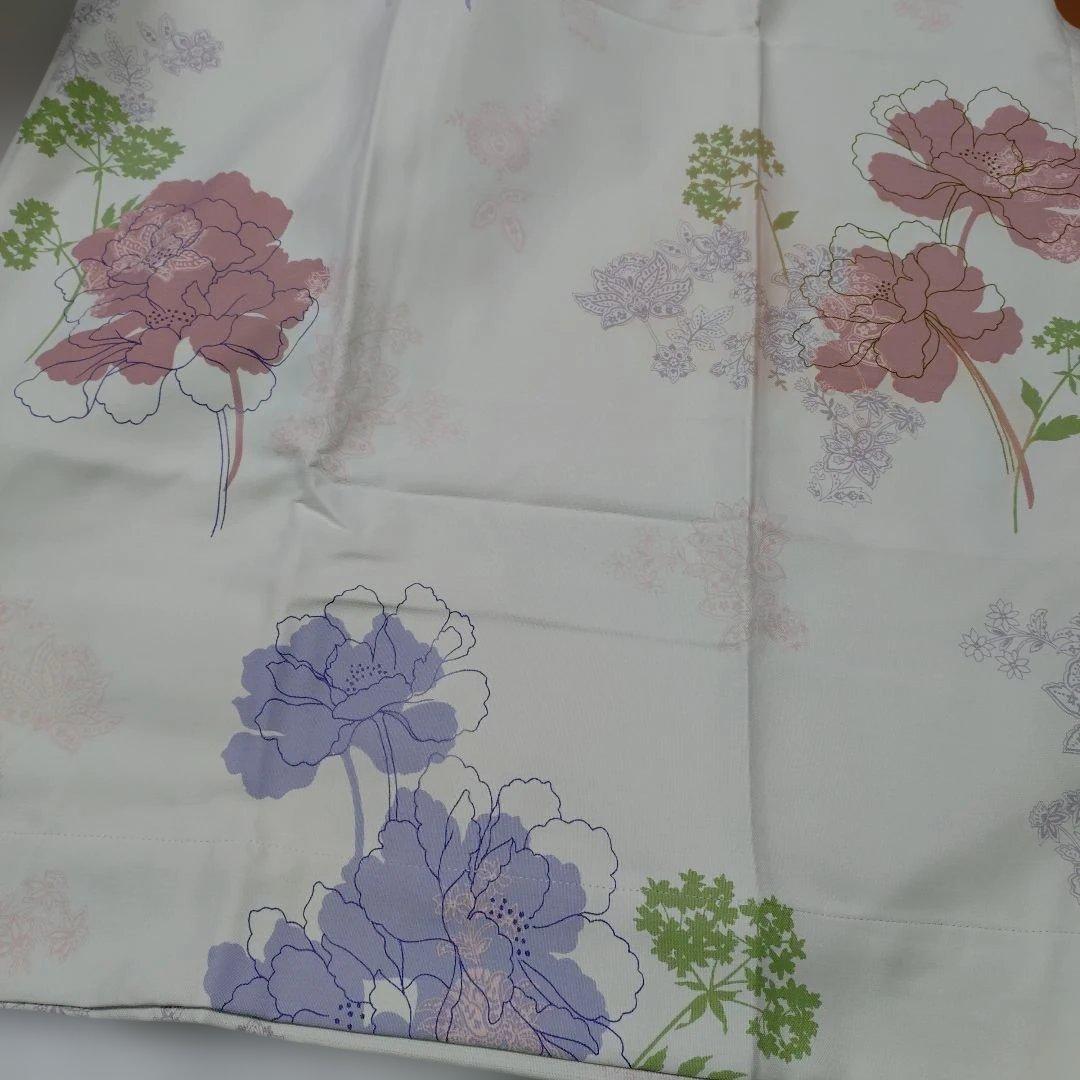 花柄遮光ドレープカーテンセット