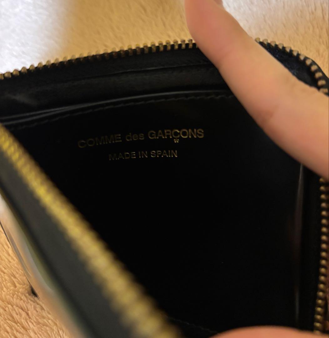 DOTS EMBOSSED LINE 財布 コムデギャルソン